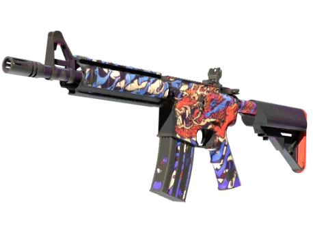 M4A4 | 龍王 (Dragon King) (Well-Worn)