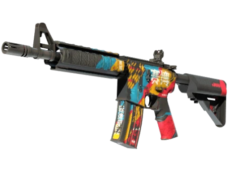 M4A4 | Cyber Security (Battle-Scarred)