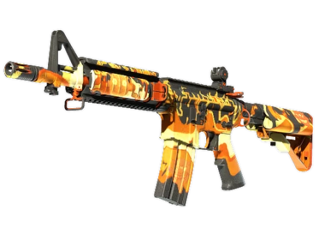M4A4 | Hellish (Well-Worn) (Well-Worn) CS2 (CS:GO) | Buy, Sell, Price ...