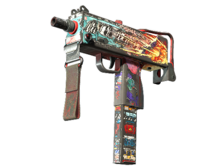 MAC-10 | Derailment (Battle-Scarred)