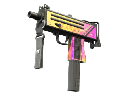 MAC-10 | Disco Tech (Well-Worn)