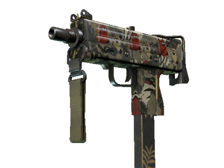 MAC-10 | Monkeyflage (Battle-Scarred)