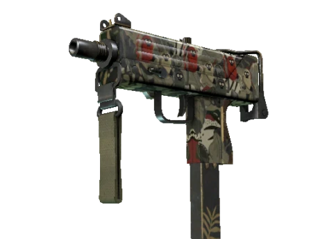 MAC-10 | Monkeyflage (Battle-Scarred)