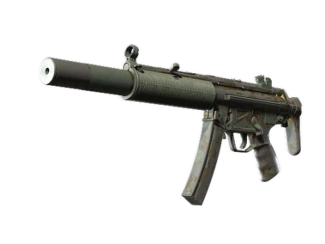 MP5-SD | Gold Leaf (Battle-Scarred)