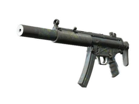 MP5-SD | Lime Hex (Battle-Scarred)