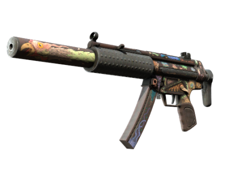 MP5-SD | Necro Jr. (Battle-Scarred)