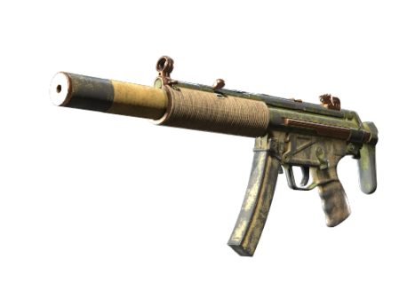 MP5-SD | Savannah Halftone (Battle-Scarred)