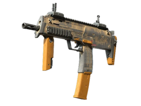 MP7 | Short Ochre (Battle-Scarred)