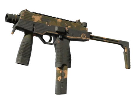 MP9 | Black Sand (Battle-Scarred)