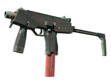 MP9 | Capillary (Battle-Scarred)