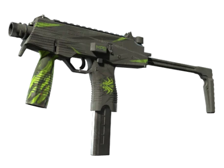 MP9 | Deadly Poison (Battle-Scarred)