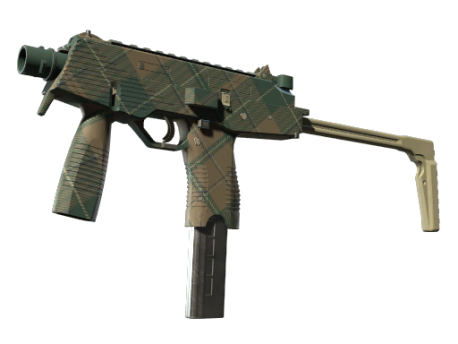 MP9 | Green Plaid (Minimal Wear)