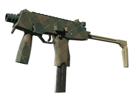 MP9 | Green Plaid (Minimal Wear)