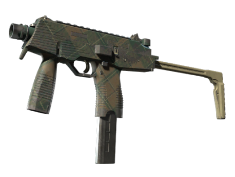 MP9 | Green Plaid (Well-Worn)