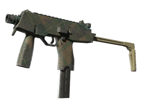 MP9 | Green Plaid (Well-Worn)