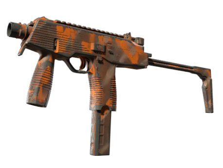 MP9 | Orange Peel (Well-Worn)