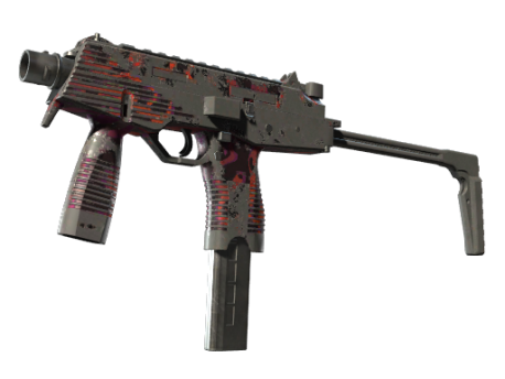 MP9 | Ruby Poison Dart (Battle-Scarred)