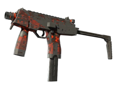 MP9 | Setting Sun (Battle-Scarred)