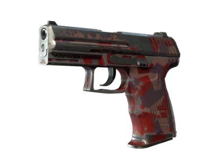 P2000 | Red FragCam (Battle-Scarred)