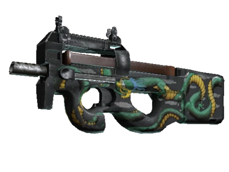 P90 | Emerald Dragon (Well-Worn)