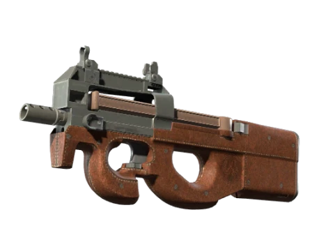 P90 | Leather (Battle-Scarred)