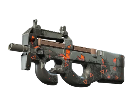 P90 | Trigon (Well-Worn)