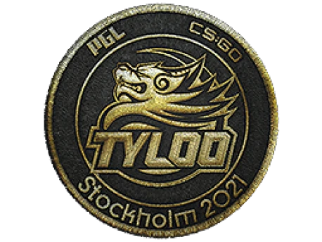 Нашивка | Tyloo (золотая) | Стокгольм-2021