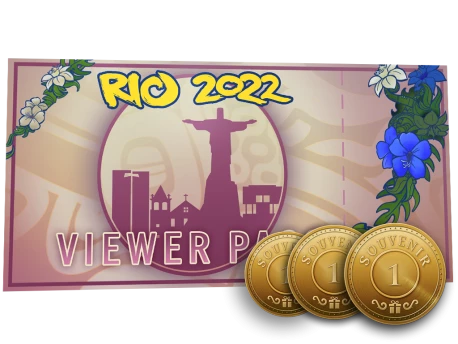 Rio 2022 Viewer Pass + 3 Souvenir Tokens