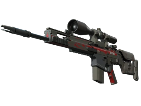 SCAR-20 | Crimson Web (Battle-Scarred)