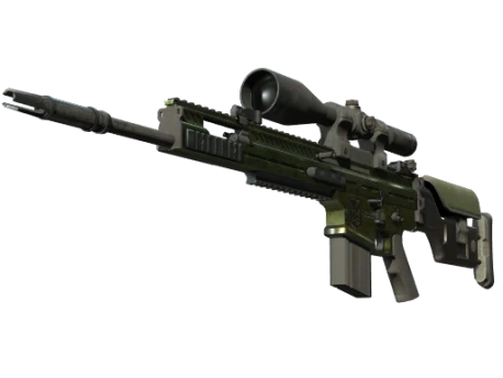 SCAR-20 | Green Marine (Battle-Scarred)