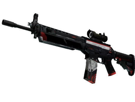 SG 553 | Cyrex (Battle-Scarred)