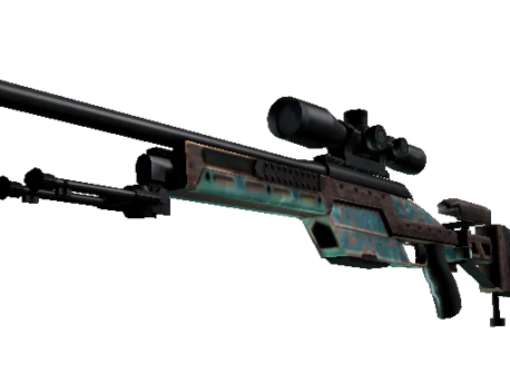 SSG 08 | Azure Glyph (Немного поношенное)