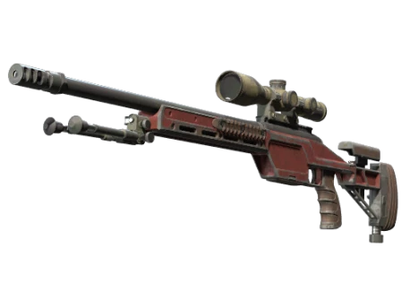 SSG 08 | Red Stone (Battle-Scarred)