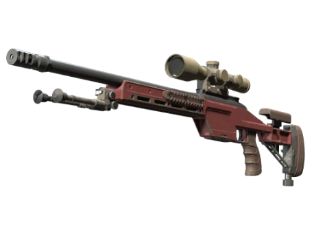 SSG 08 | Red Stone (Well-Worn)