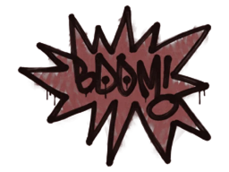 Sealed Graffiti | BOOM (Brick Red)