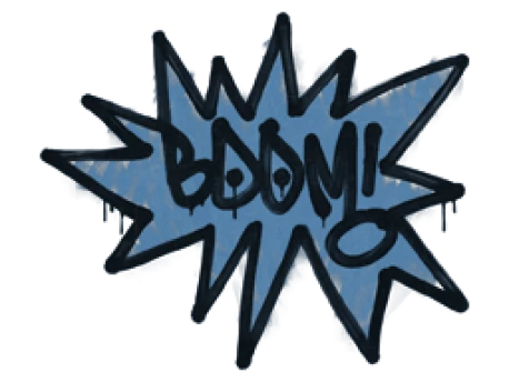 Sealed Graffiti | BOOM (Monarch Blue)