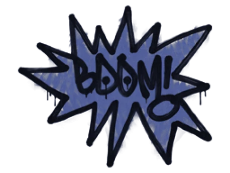 Sealed Graffiti | BOOM (SWAT Blue)