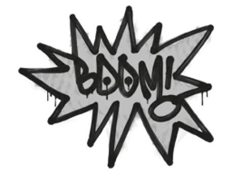 Sealed Graffiti | BOOM (Shark White)