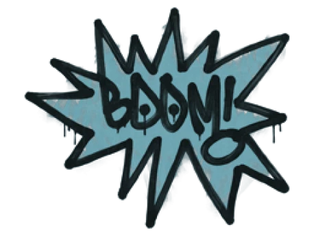 Sealed Graffiti | BOOM (Wire Blue)