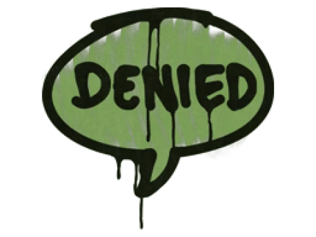 Sealed Graffiti | Denied (Battle Green)