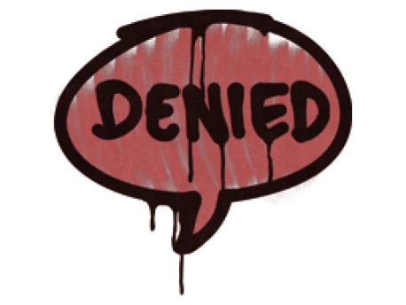 Sealed Graffiti | Denied (Blood Red)