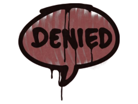 Sealed Graffiti | Denied (Brick Red)