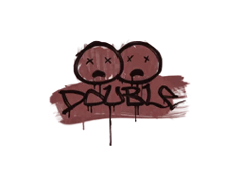 Sealed Graffiti | Double (Brick Red)