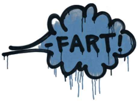 Sealed Graffiti | Fart (Monarch Blue)