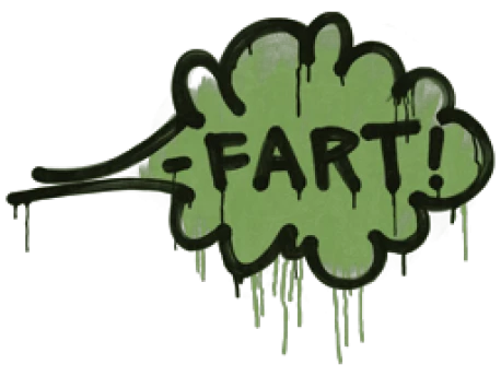 Sealed Graffiti | Fart (Battle Green)