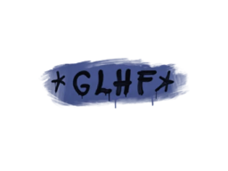 Sealed Graffiti | GLHF (SWAT Blue)