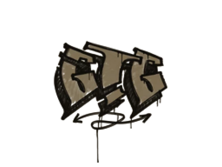 Sealed Graffiti | GTG (Dust Brown)