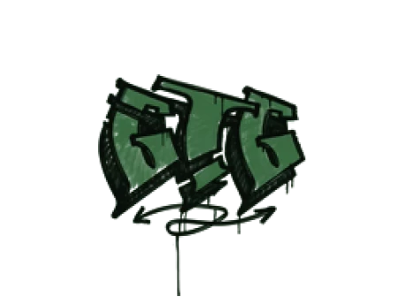 Sealed Graffiti | GTG (Jungle Green)