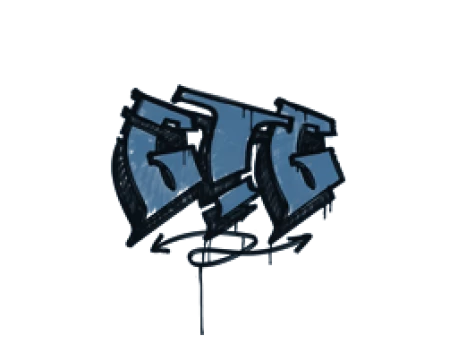 Sealed Graffiti | GTG (Monarch Blue)