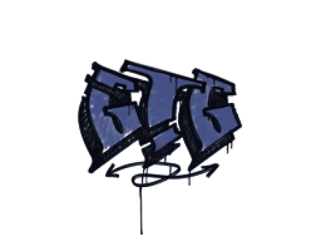 Sealed Graffiti | GTG (SWAT Blue)